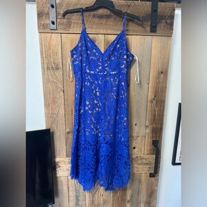 Lulu's Royal Blue Lace Dress